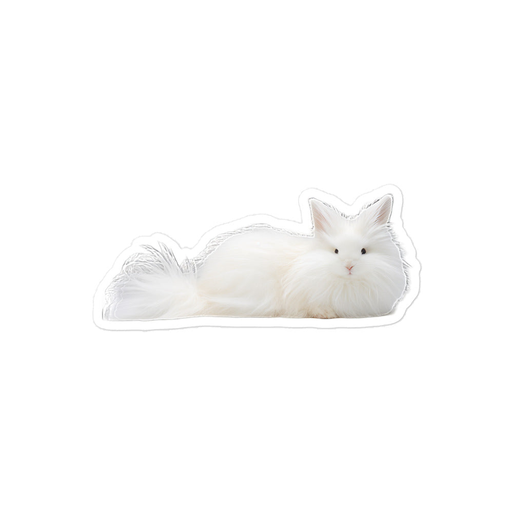 Angora Bunny Sticker - Stickerfy.ai