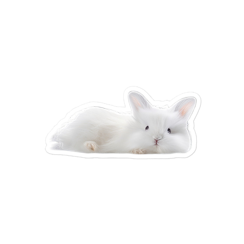 Angora Bunny Sticker - Stickerfy.ai