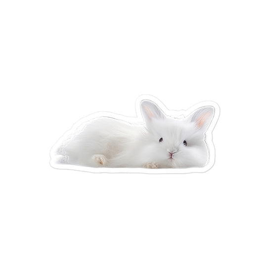 Angora Bunny Sticker - Stickerfy.ai