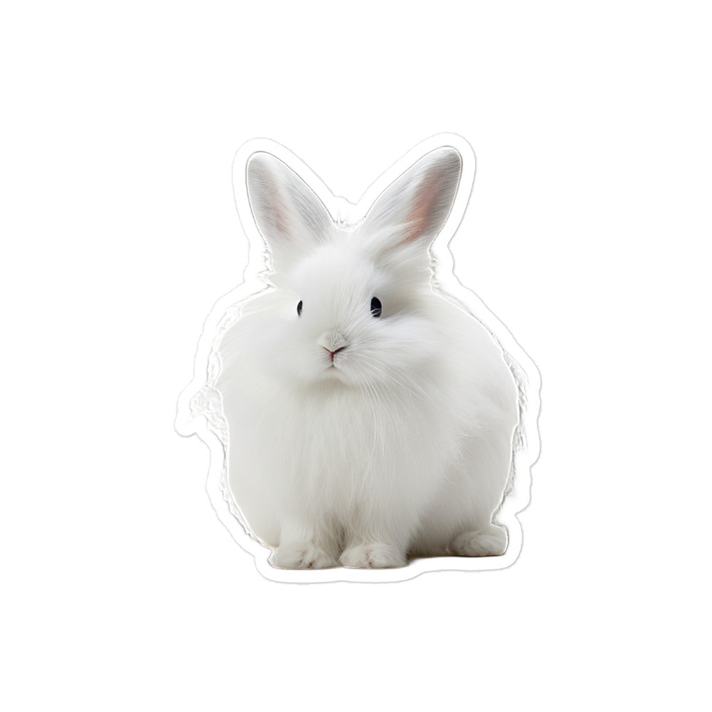 Angora Bunny Sticker - Stickerfy.ai