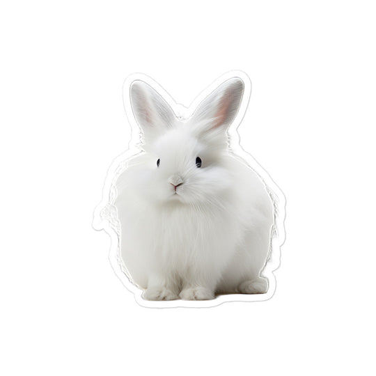 Angora Bunny Sticker - Stickerfy.ai