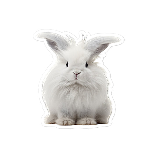 Angora Bunny Sticker - Stickerfy.ai
