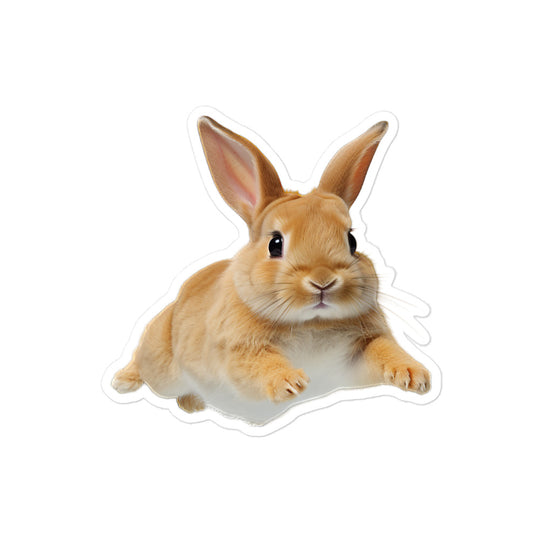 Mini Rex Bunny Sticker - Stickerfy.ai
