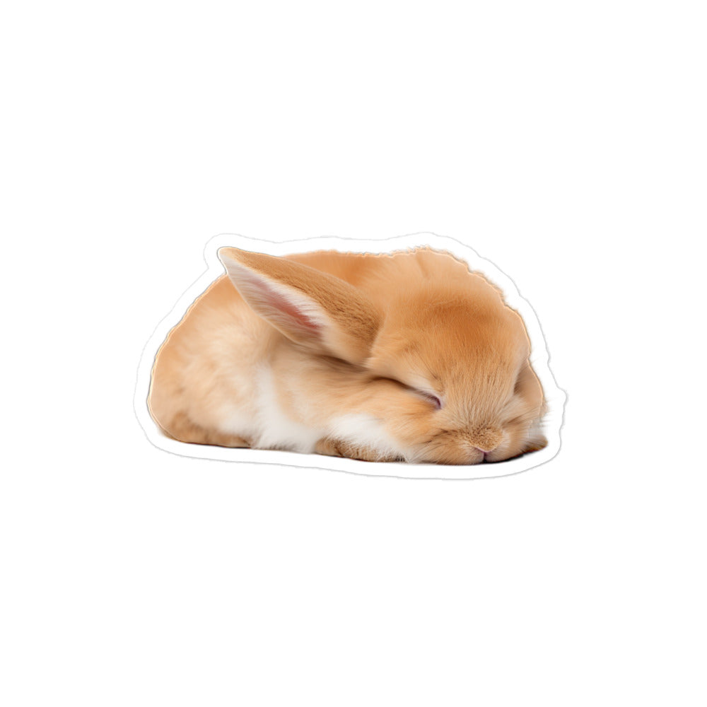 Mini Rex Bunny Sticker - Stickerfy.ai