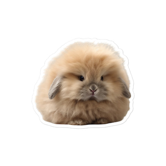 Mini Lop Bunny Sticker - Stickerfy.ai