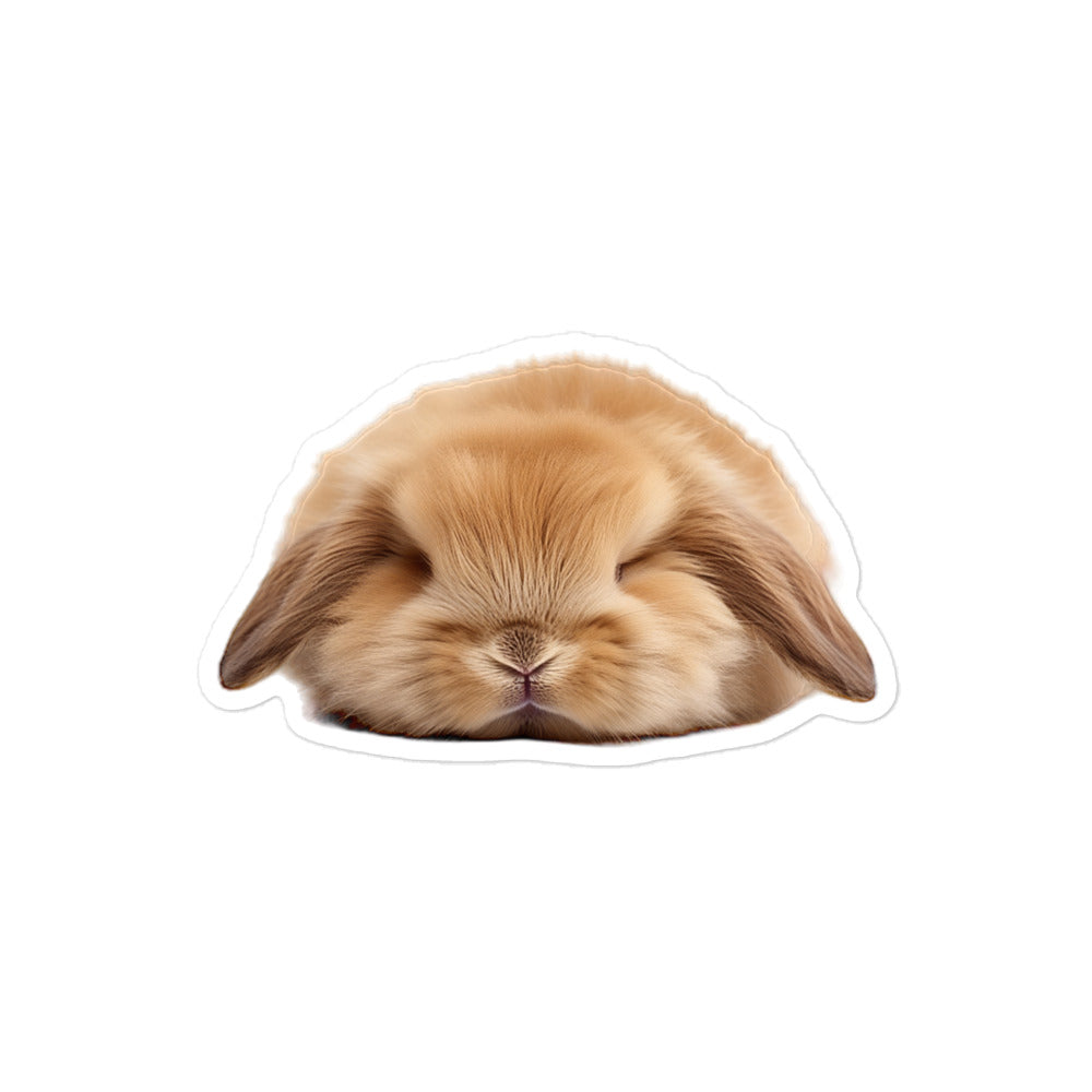 Mini Lop Bunny Sticker - Stickerfy.ai