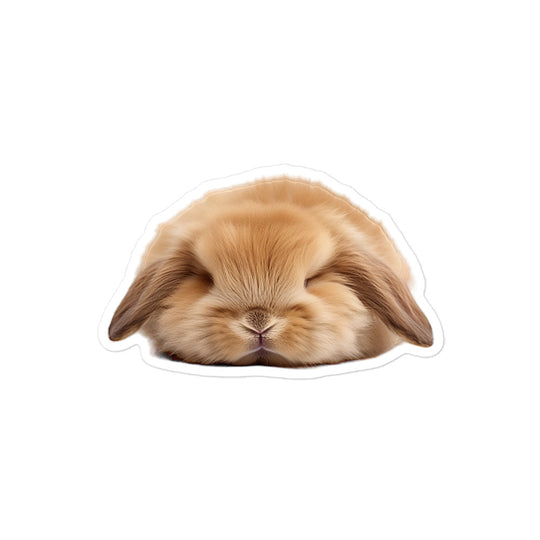 Mini Lop Bunny Sticker - Stickerfy.ai