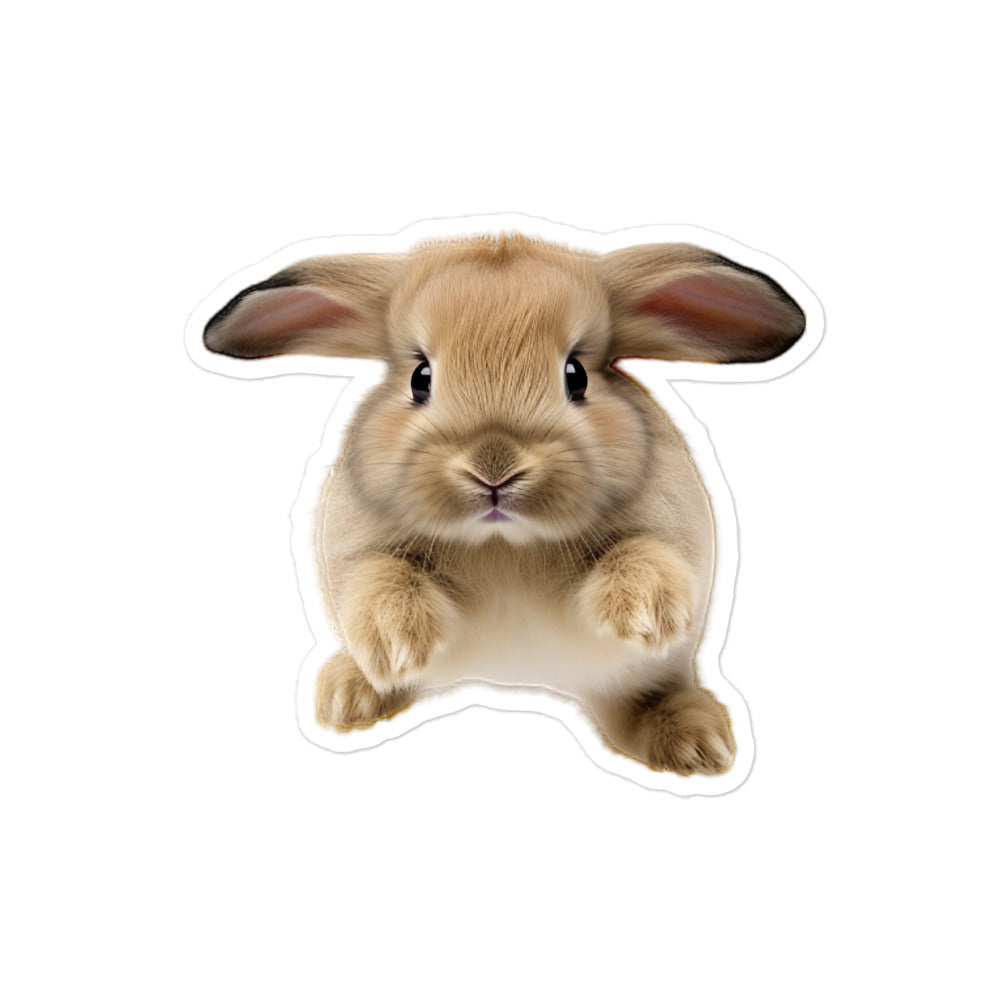 Holland Lop Bunny Sticker - Stickerfy.ai