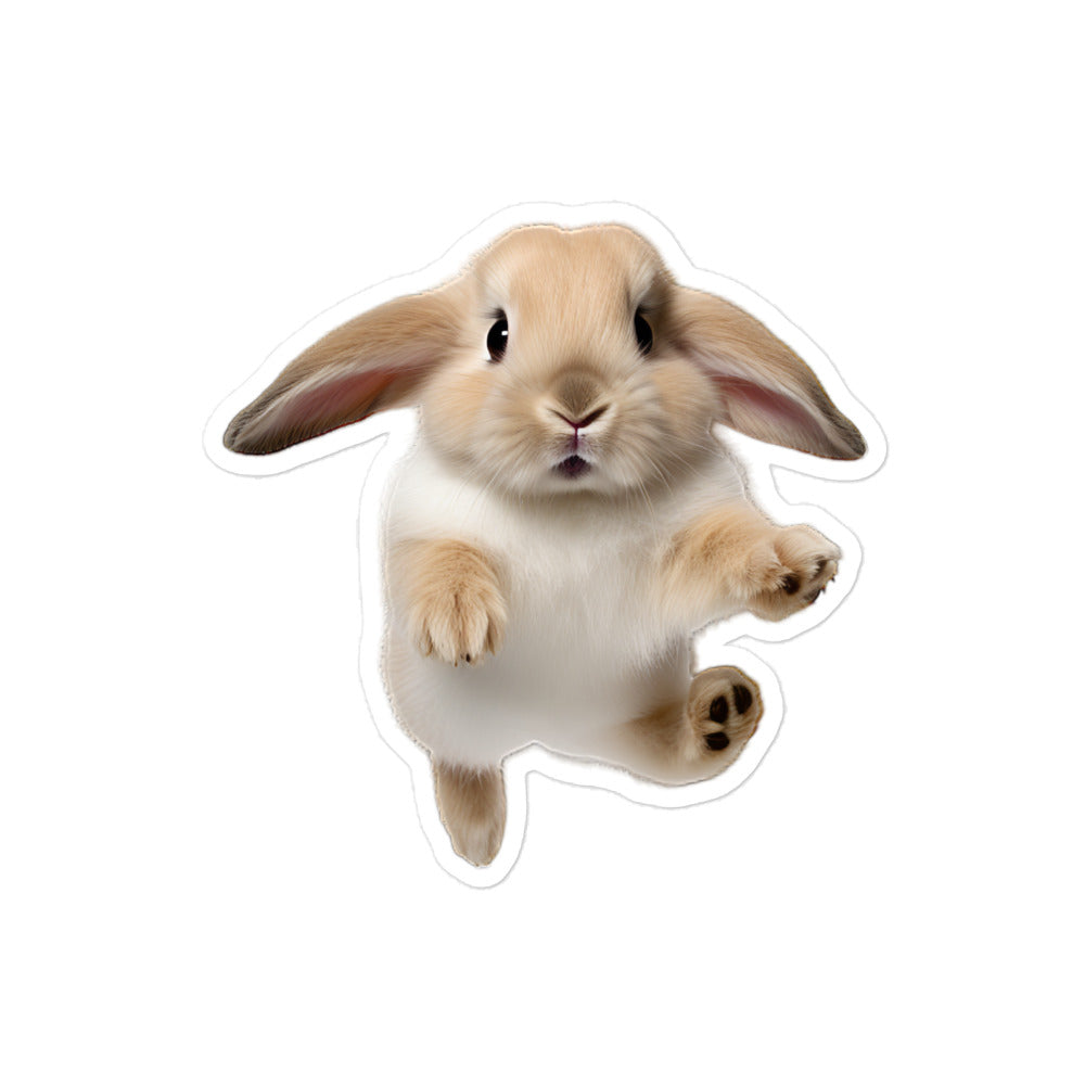 Holland Lop Bunny Sticker - Stickerfy.ai