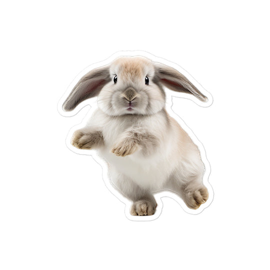 Holland Lop Bunny Sticker - Stickerfy.ai