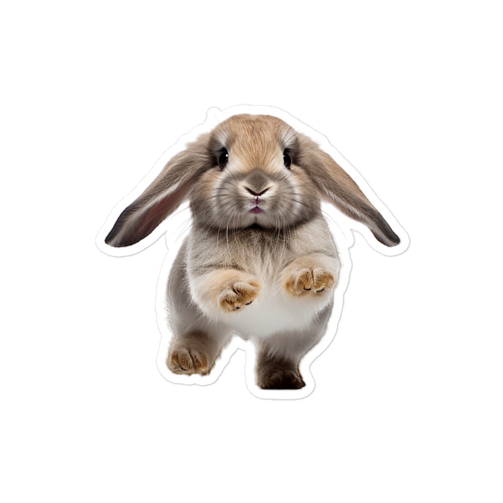 Holland Lop Bunny Sticker - Stickerfy.ai