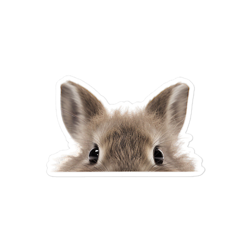 Jersey Wooly Bunny Sticker - Stickerfy.ai