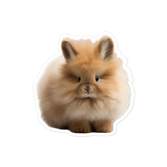 Jersey Wooly Bunny Sticker - Stickerfy.ai