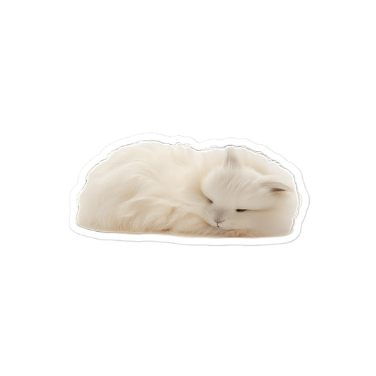 Jersey Wooly Bunny Sticker - Stickerfy.ai