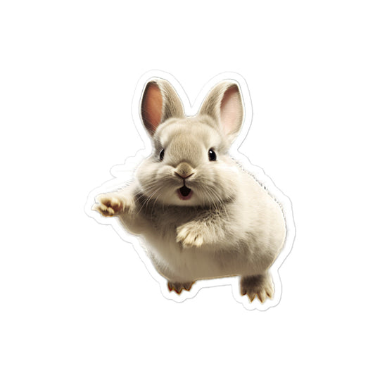 Chinchilla Bunny Sticker - Stickerfy.ai