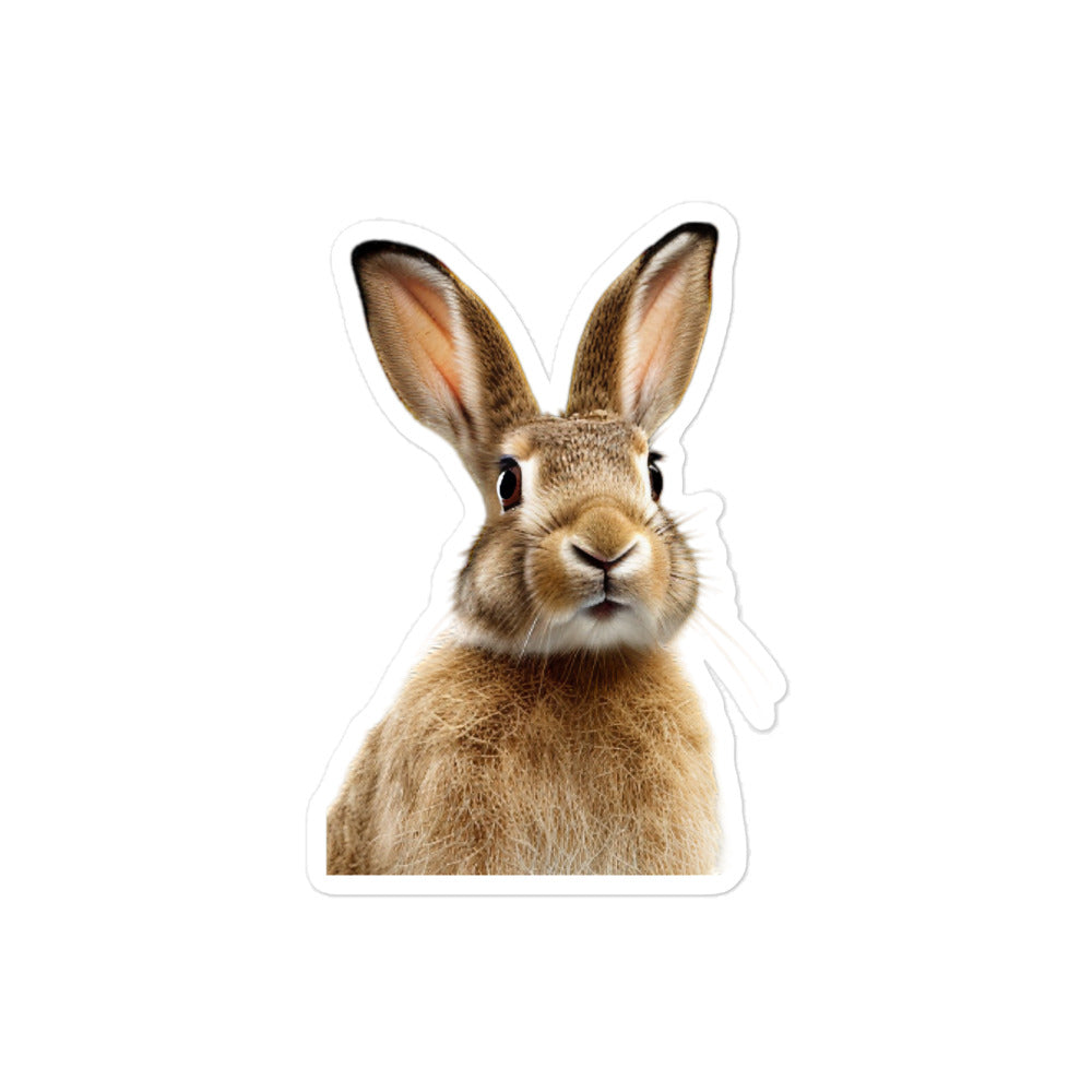 Belgian Hare Bunny Sticker - Stickerfy.ai