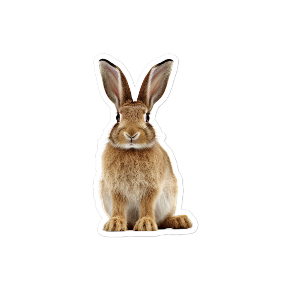 Belgian Hare Bunny Sticker - Stickerfy.ai