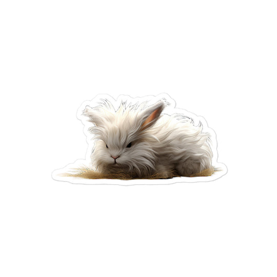 Lionhead Bunny Sticker - Stickerfy.ai