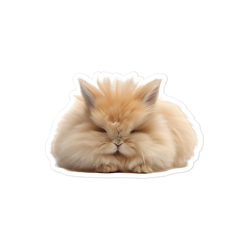 Lionhead Bunny Sticker - Stickerfy.ai