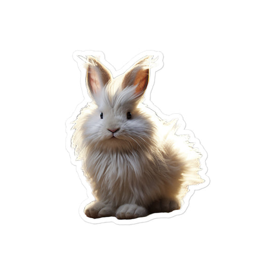 Lionhead Bunny Sticker - Stickerfy.ai