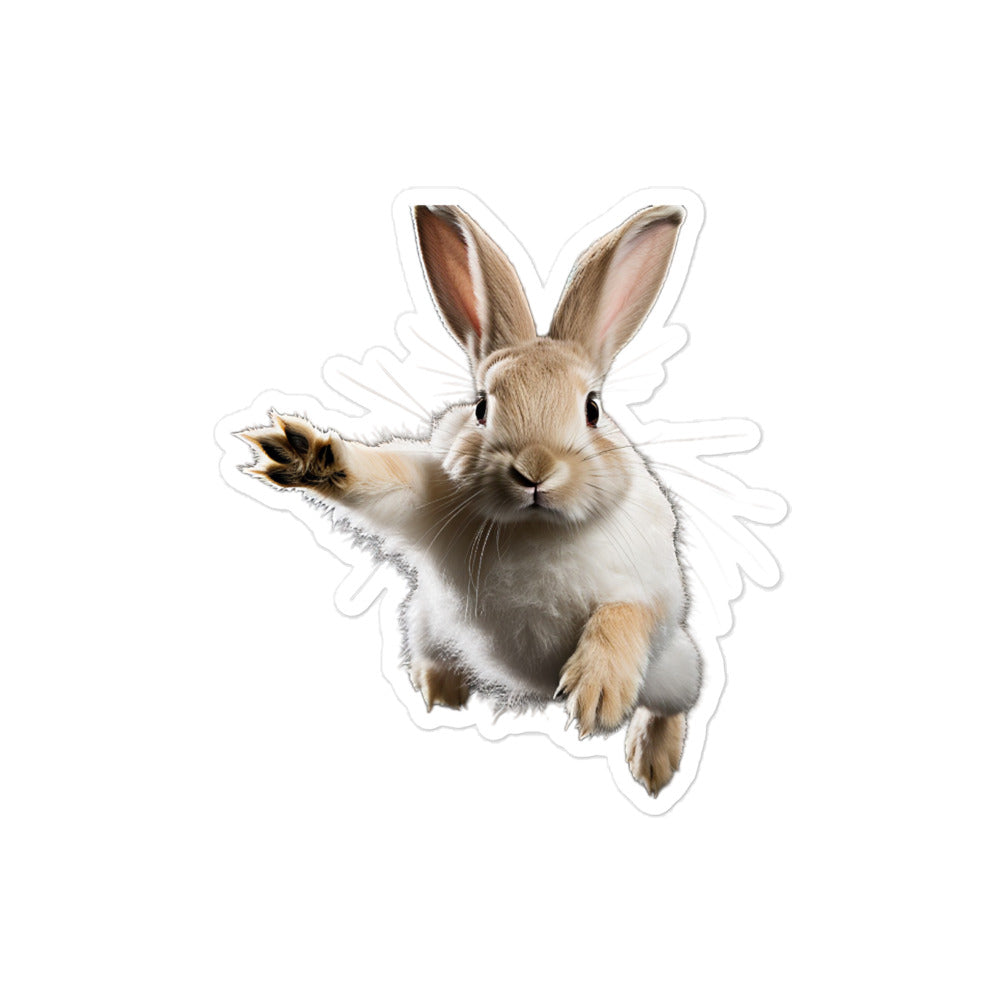 Flemish Giant Bunny Sticker - Stickerfy.ai