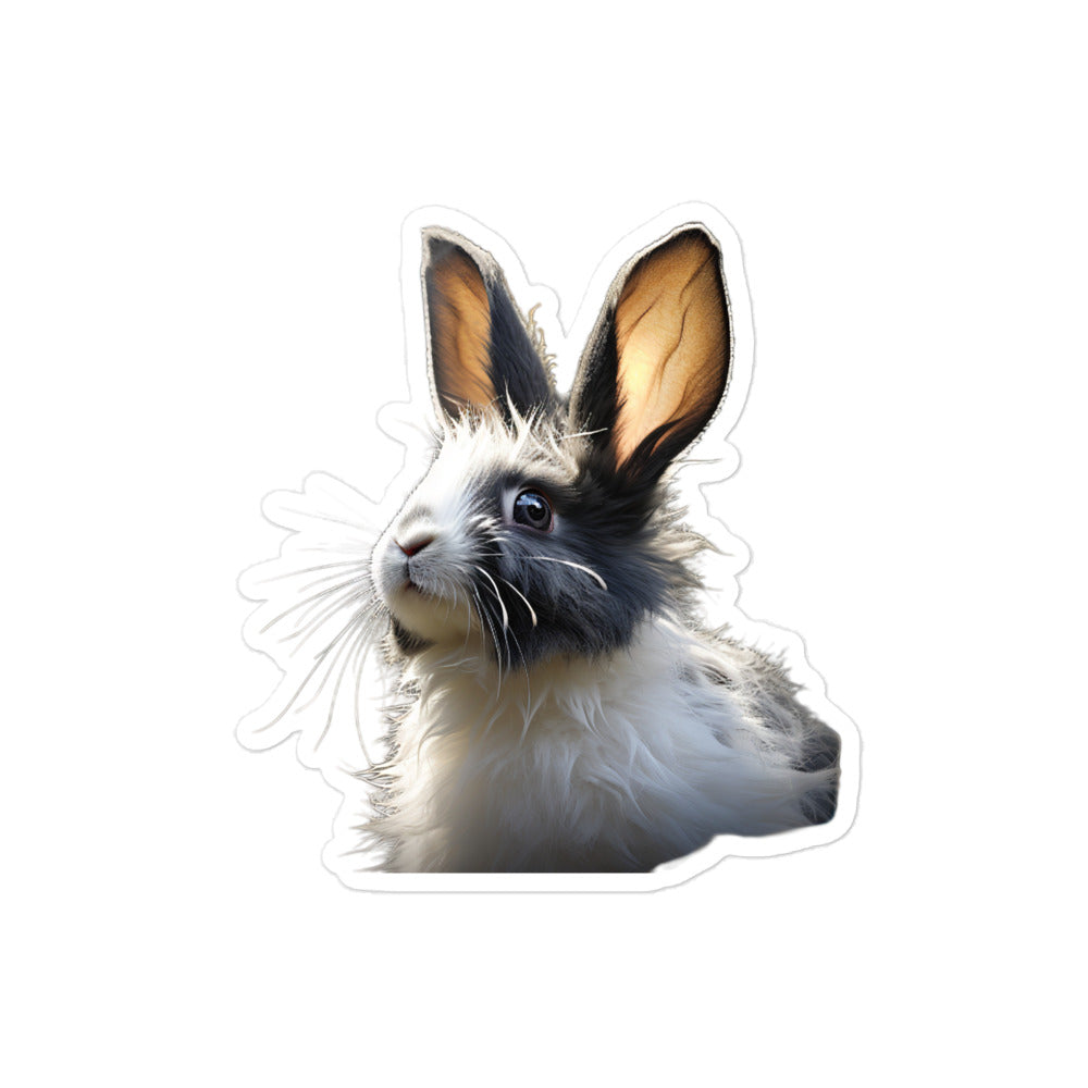 Harlequin Bunny Sticker - Stickerfy.ai