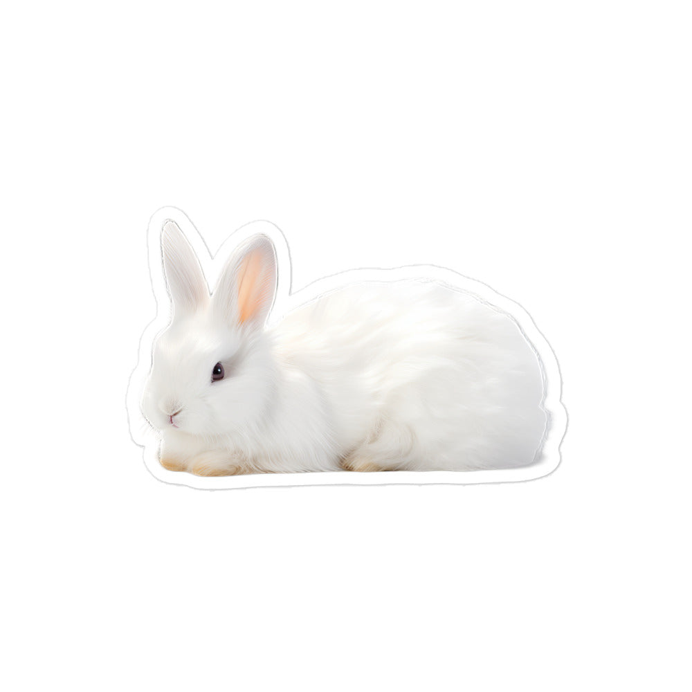 Mini Satin Bunny Sticker - Stickerfy.ai