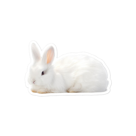 Mini Satin Bunny Sticker - Stickerfy.ai