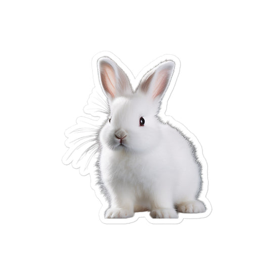 Mini Satin Bunny Sticker - Stickerfy.ai
