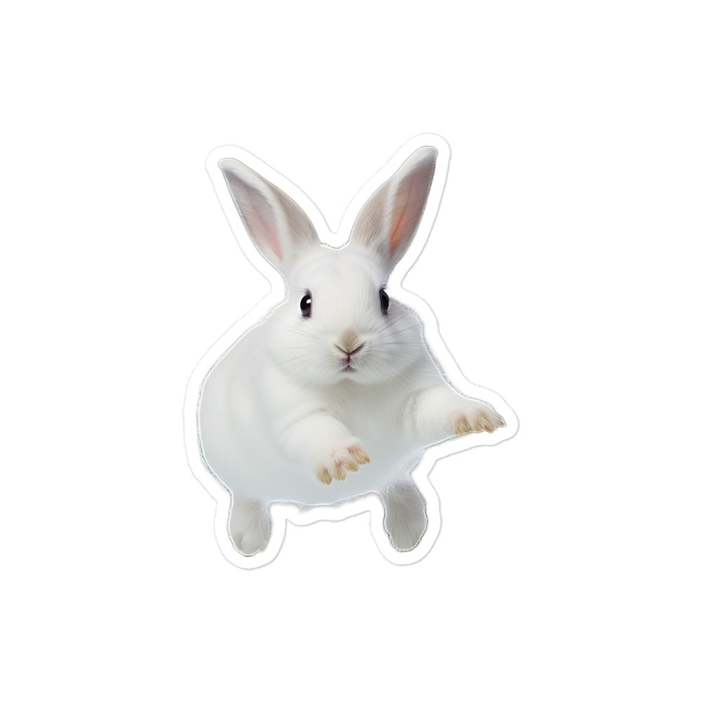 Mini Satin Bunny Sticker - Stickerfy.ai