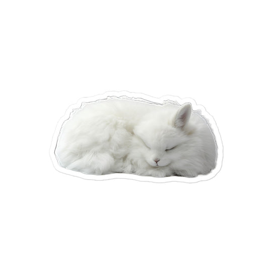 Jersey Wooly Bunny Sticker - Stickerfy.ai