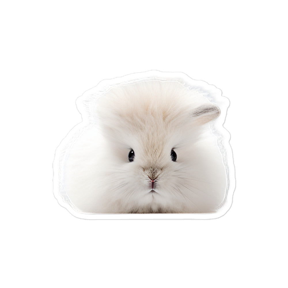 Jersey Wooly Bunny Sticker - Stickerfy.ai