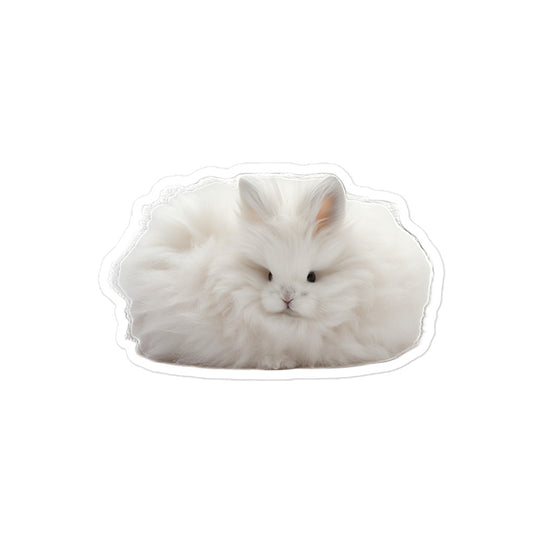 Jersey Wooly Bunny Sticker - Stickerfy.ai