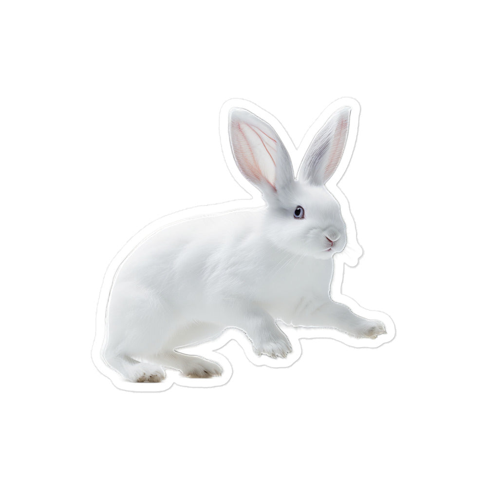 Florida White Bunny Sticker - Stickerfy.ai