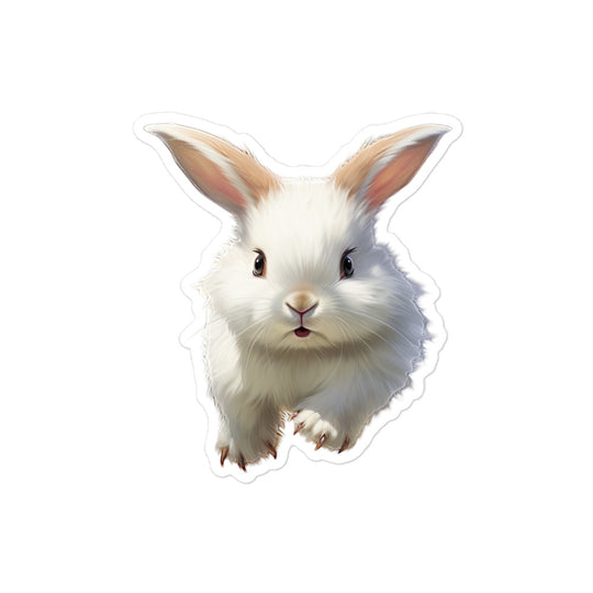 Dwarf Hotot Bunny Sticker - Stickerfy.ai