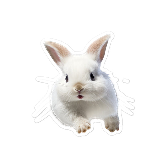 Dwarf Hotot Bunny Sticker - Stickerfy.ai