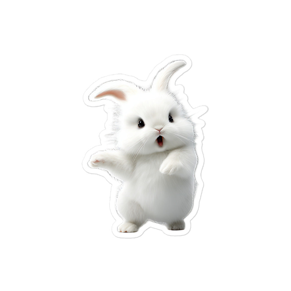 Dwarf Hotot Bunny Sticker - Stickerfy.ai