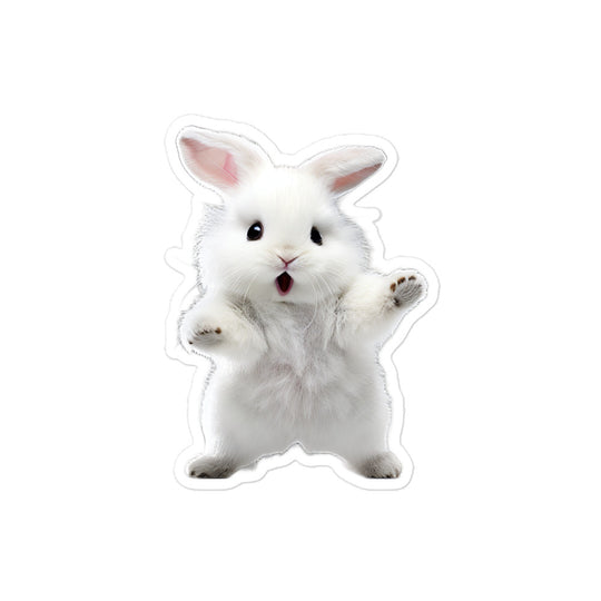 Dwarf Hotot Bunny Sticker - Stickerfy.ai