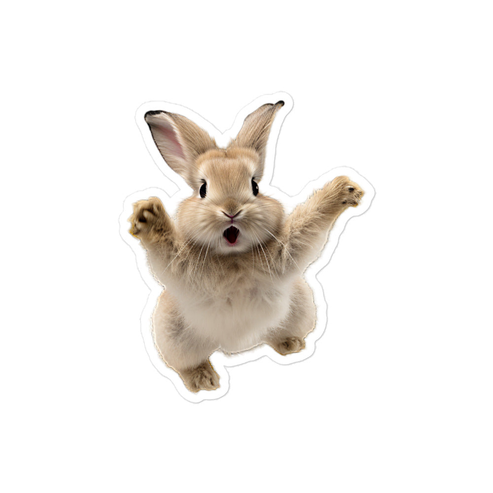 American Fuzzy Lop Bunny Sticker - Stickerfy.ai