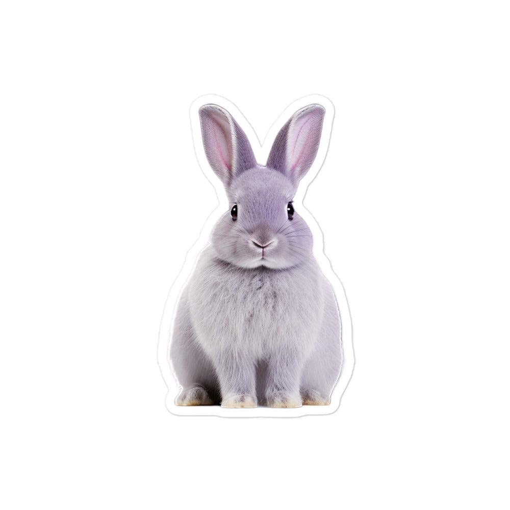 Lilac Bunny Sticker - Stickerfy.ai