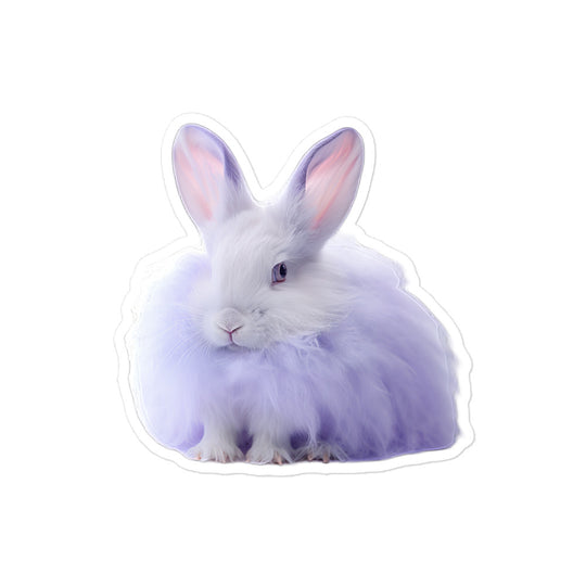 Lilac Bunny Sticker - Stickerfy.ai