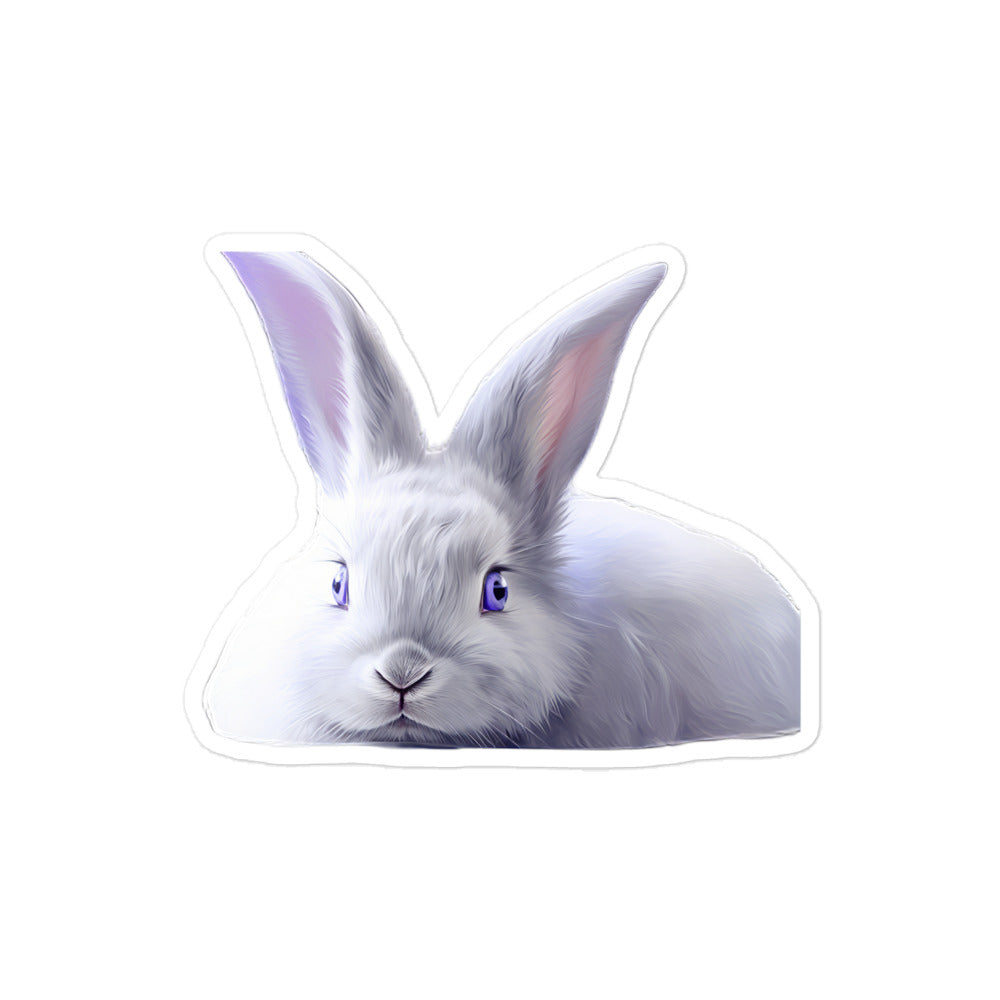 Lilac Bunny Sticker - Stickerfy.ai