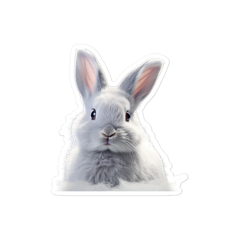 Lilac Bunny Sticker - Stickerfy.ai