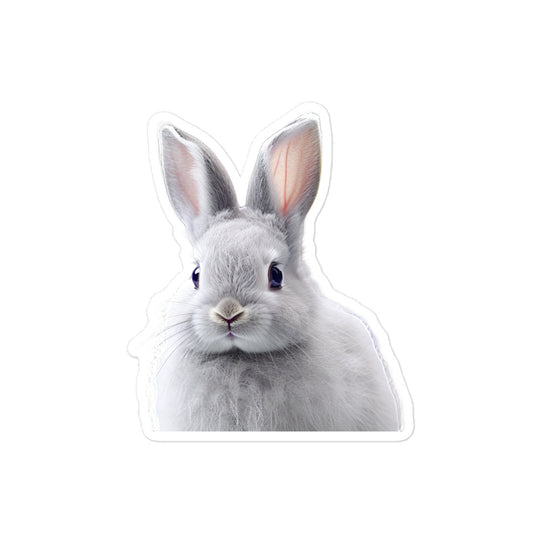 Lilac Bunny Sticker - Stickerfy.ai