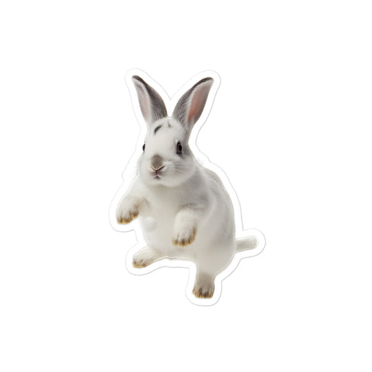 English Spot Bunny Sticker - Stickerfy.ai