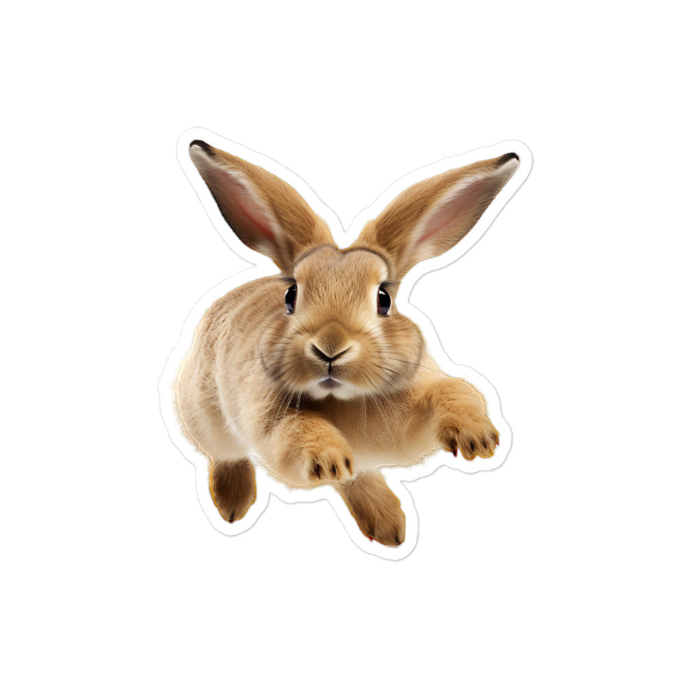 Tan Bunny Sticker - Stickerfy.ai