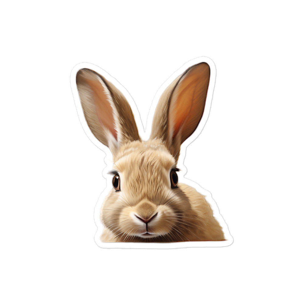 Tan Bunny Sticker - Stickerfy.ai