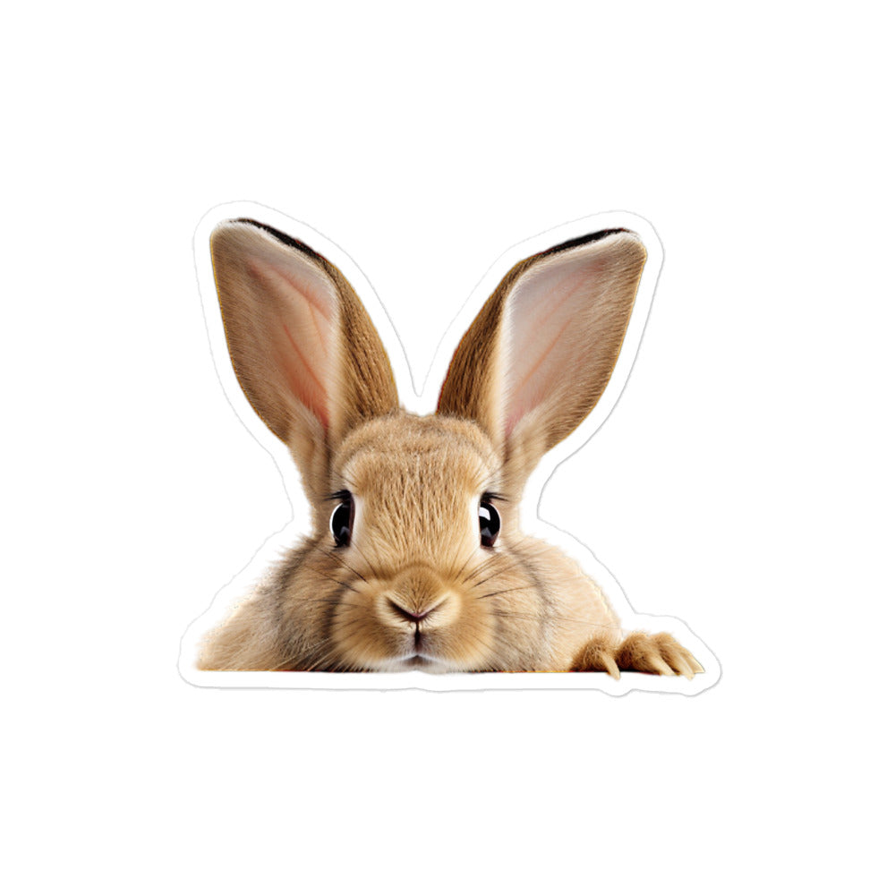 Tan Bunny Sticker - Stickerfy.ai