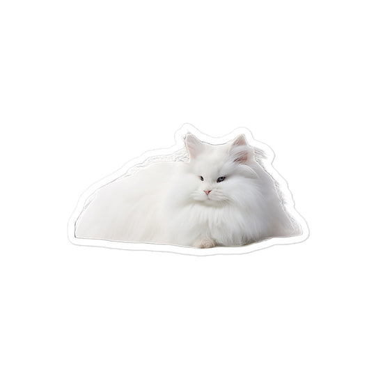French Angora Bunny Sticker - Stickerfy.ai