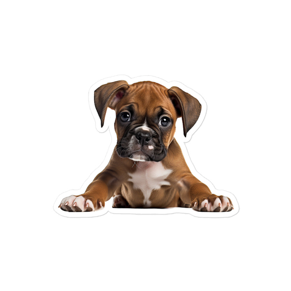 Boxer Sticker - Stickerfy.ai